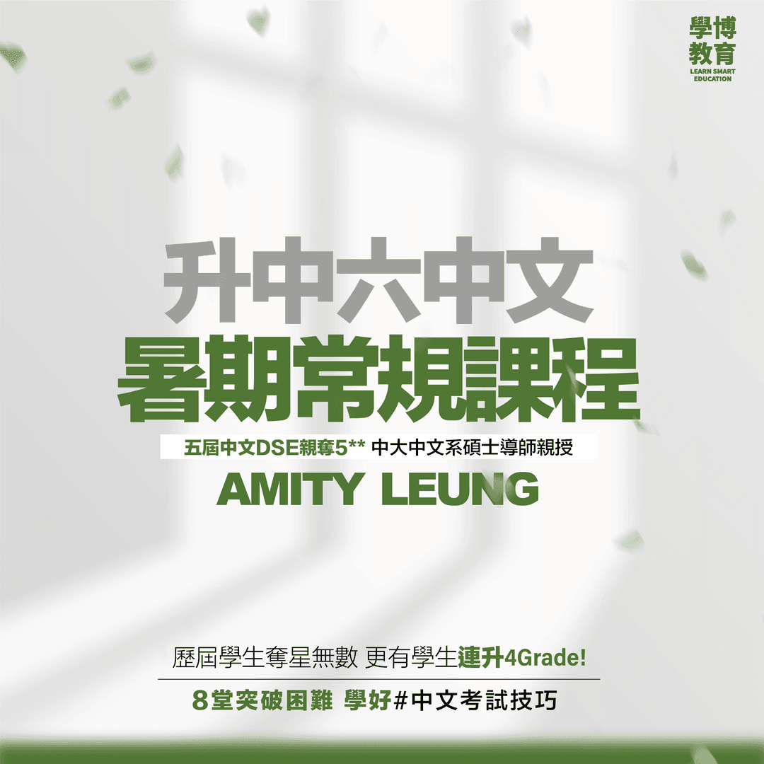 升中六DSE經致中文常規課程